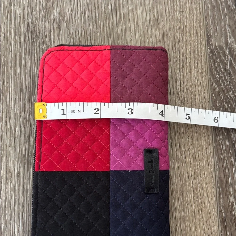 Vera Bradley Iconic RFID Accordion Wristlet - “Winter Patchwork” design - NWT
